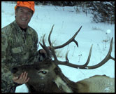 Happy Hunter with Elk